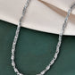 Jewels Nest Men's Silver-Tone Stainless Steel Self-Design Link Chain | Swadesiicart