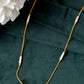 Jewels Nest Dual-Tone Cylinder Beads Gold Chain - Swadesiicart