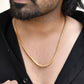 Jewels Nest Men’s Gold-Polished Stainless Steel Snake Chain | Swadesiicart
