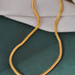 Jewels Nest Men’s Gold-Polished Stainless Steel Snake Chain | Swadesiicart