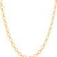 Jewels Nest Chunky Twisted Oval-Link Gold Chain - Swadesiicart