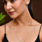 Jewels Nest Minimalist High-Gloss Gold Chain - Swadesiicart