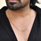 Jewels Nest Men’s Gold-Polished Stainless Steel Figaro Chain | Swadesiicart