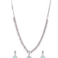 Jewels Nest Silver-Plated American Diamond & Cubic Zirconia Studded Jewellery Set - Swadesiicart