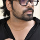 Jewels Nest Elegant Gold-Polished Twisted Brass Chains with Sparkling Silver Accents | Swadesiicart