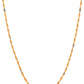 Jewels Nest Elegant Gold-Polished Twisted Brass Chains with Sparkling Silver Accents | Swadesiicart