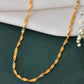 Jewels Nest Elegant Gold-Polished Twisted Brass Chains with Sparkling Silver Accents | Swadesiicart
