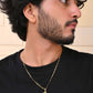 Jewels Nest Gold-Toned Om Pendant Chain for Men & Women | Devotional Lord Shiva Jewelry - Swadesiicart