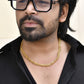 Jewels Nest Elegant Gold-Polished Lotus Link Chain – Premium Brass Jewelry Chain | Swadesiicart