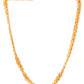 Jewels Nest Elegant Gold-Polished Lotus Link Chain – Premium Brass Jewelry Chain | Swadesiicart