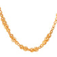 Jewels Nest Elegant Gold-Polished Lotus Link Chain – Premium Brass Jewelry Chain | Swadesiicart