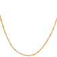 Jewels Nest Elegant Gold-Polished Twisted Rope Chain – Premium Brass Jewelry | Swadesiicart