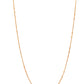 Jewels Nest Elegant Gold-Polished Twisted Rope Chain – Premium Brass Jewelry | Swadesiicart