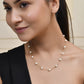 Jewels Nest Elegant Gold-Polished Pearl Chain Necklace – Timeless & Classic | Swadesiicart