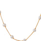 Jewels Nest Elegant Gold-Polished Pearl Chain Necklace – Timeless & Classic | Swadesiicart