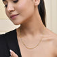 Jewels Nest Elegant Gold-Tone Dual-Tone Textured Chain for Men & Women | Swadesiicart