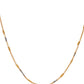 Jewels Nest Elegant Gold-Tone Dual-Tone Textured Chain for Men & Women | Swadesiicart