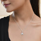 Jewels Nest Elegant Silver-Tone Butterfly Pendant Chain for Women & Girls | Swadesiicart