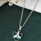 Jewels Nest Elegant Silver-Tone Butterfly Pendant Chain for Women & Girls | Swadesiicart