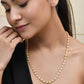 Jewels Nest Elegant Gold-Polished Pearl Chain for Women & Girls – Traditional Jewelry | Swadesiicart