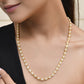 Jewels Nest Elegant Gold-Polished Pearl Chain for Women & Girls – Traditional Jewelry | Swadesiicart