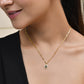 Jewels Nest Elegant Gold-Polished Green Stone Earring & Pendant Set – Royal Jewelry for Women | Swadesiicart