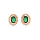 Jewels Nest Elegant Gold-Polished Green Stone Earring & Pendant Set – Royal Jewelry for Women | Swadesiicart