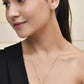 Jewels Nest Elegant Gold-Polished Floral Pendant with Sparkling Stone | Swadesiicart