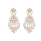 Jewels Nest Pearl-Embellished Kundan Teardrop Earrings with Floral Detailing - Swadesiicart
