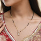 Jewels Nest Elegant Floral Pendant Gold-Polished Mangal Sutra | Swadesiicart