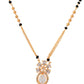 Jewels Nest Elegant Floral Pendant Gold-Polished Mangal Sutra | Swadesiicart