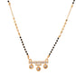 Jewels Nest Sleek Crystal Drop Gold-Polished Mangal Sutra | Swadesiicart