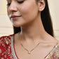 Jewels Nest Floral Bloom Gold-Polished Mangal Sutra | Swadesiicart