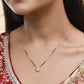 Jewels Nest Floral Bloom Gold-Polished Mangal Sutra | Swadesiicart