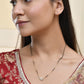 Jewels Nest Elegant Swirl Gold-Polished Mangal Sutra | Swadesiicart