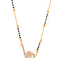 Jewels Nest Elegant Swirl Gold-Polished Mangal Sutra | Swadesiicart