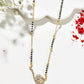 Jewels Nest Elegant Swirl Gold-Polished Mangal Sutra | Swadesiicart