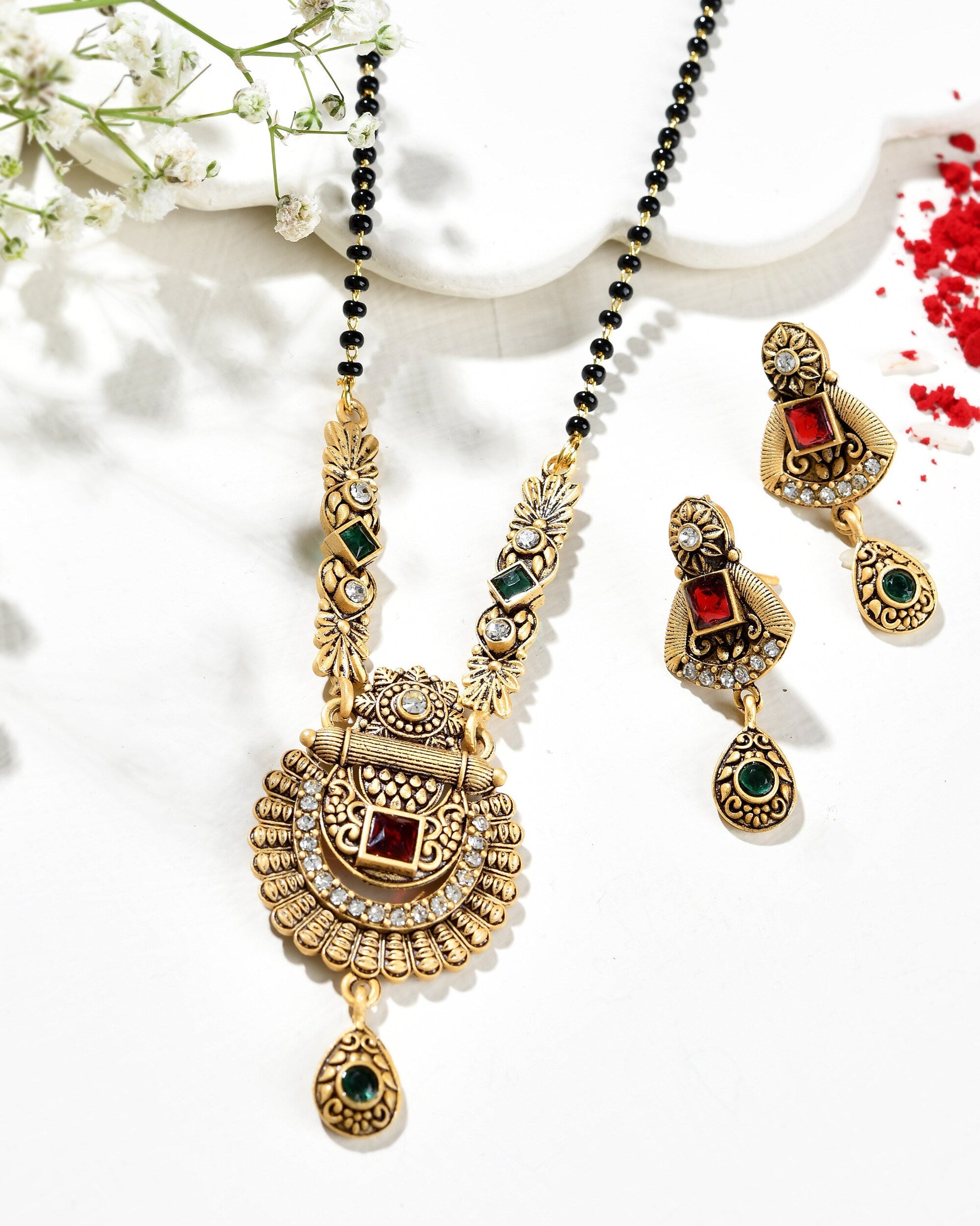 Jewels Nest Royal Heritage Antique Mangal Sutra | Swadesiicart