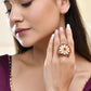 Jewels Nest Traditional Kundan Gold-Polished Rings | Swadesiicart