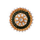 Jewels Nest Exquisite Kundan Meenakari Gold-Polished Rings | Swadesiicart