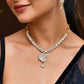 Jewels Nest Glamorous Gold-Plated Crystal Bridal Necklace Set with Earrings & Maang Tikka - Swadesiicart