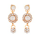 Jewels Nest Glamorous Gold-Plated Crystal Bridal Necklace Set with Earrings & Maang Tikka - Swadesiicart