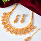 Jewels Nest Traditional Golden Kundan Pearl Necklace with Antique Brown Stones – Festive & Bridal Wear - Swadesiicart