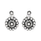 Jewels Nest Oxidised Silver Floral Necklace – Tribal Choker for Ethnic & Fusion Wear - Swadesiicart