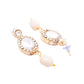 Jewels Nest Elegant White Stone & Pearl Choker Necklace Set with Earrings – Bridal & Festive Wear - Swadesiicart