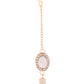 Jewels Nest Elegant White Stone & Pearl Choker Necklace Set with Earrings – Bridal & Festive Wear - Swadesiicart