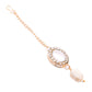 Jewels Nest Elegant White Stone & Pearl Choker Necklace Set with Earrings – Bridal & Festive Wear - Swadesiicart