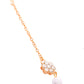 Jewels Nest Gold-Plated American Diamond Studded & Beaded Choker Jewellery Set - Swadesiicart