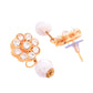Jewels Nest Gold-Plated American Diamond Studded & Beaded Choker Jewellery Set - Swadesiicart
