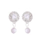 Jewels Nest American Diamond-Studded & Pearl Droplet Silver Choker Set - Swadesiicart